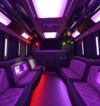 party bus interior
